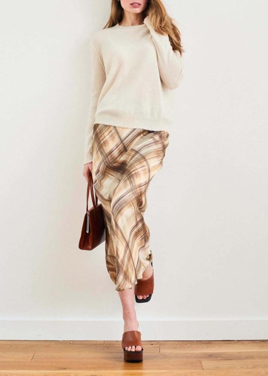  점퍼 원투쓰리포 스웨터 점퍼 1234 디스트레스드 크루  재스민 - JUMPER 1234