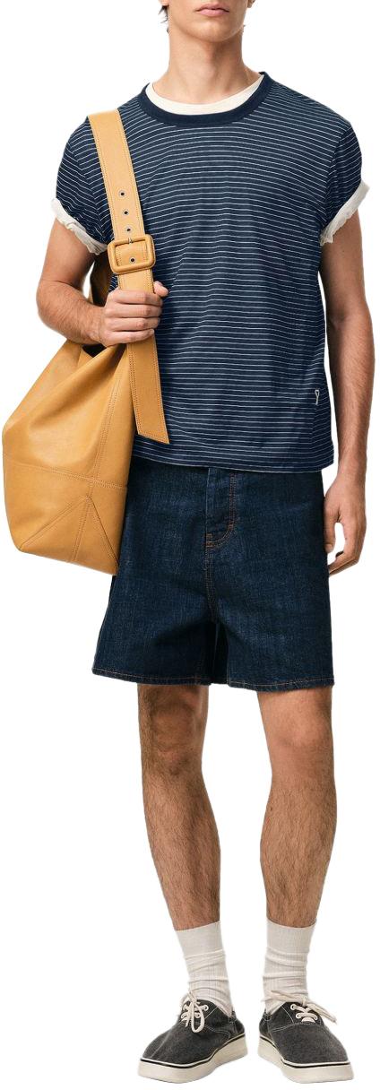 26SS 아미 반팔 티셔츠 HTS367JE0212A044 BLUE - AMI