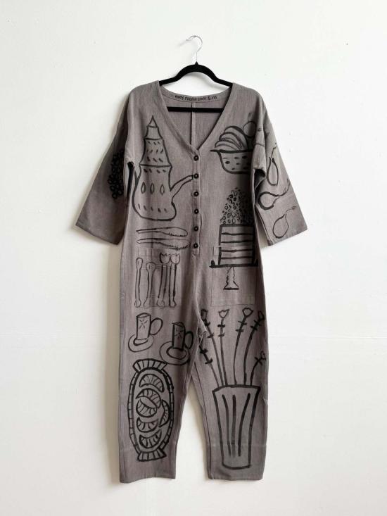  Happy French Gang 점프수트 해피 프렌치 갱 #107 손으로 그린 르 고터