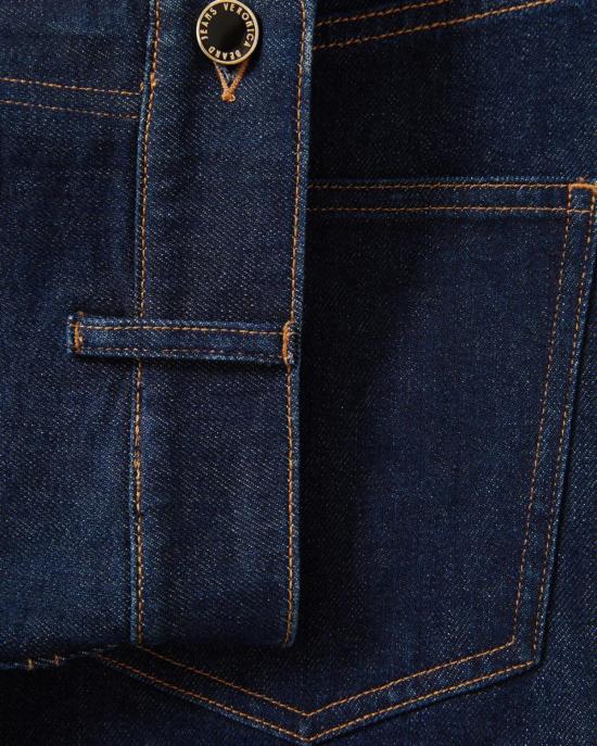  베로니카비어드 데님 숏팬츠 베로니카 비어드 엘리야 데님 쇼츠 인디고 린스 - VERONICA BEARD