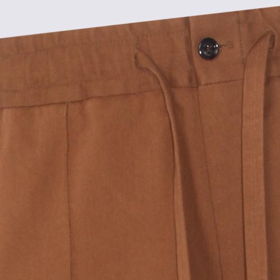  발렌티노 가라바니 스트레이트 팬츠 발렌티노 브라운 코튼 - VALENTINO GARAVANI