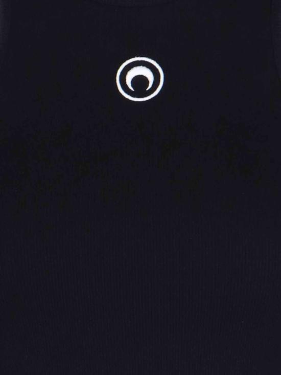  마린세르 민소매 티셔츠 마린 세르 리브드 문 탱크탑 블랙 - MARINE SERRE