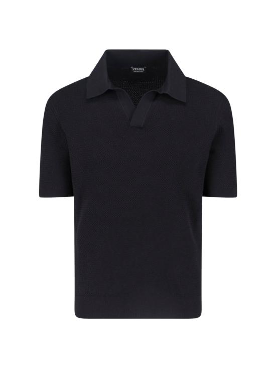 26SS 에르메네질도제냐 반팔 티셔츠 RUHC26A3 C31 K09 Black