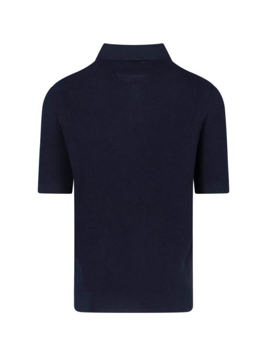 26SS 에르메네질도제냐 반팔 티셔츠 RUHC26A3 C31 B09 Blue - ERMENEGILDO ZEGNA