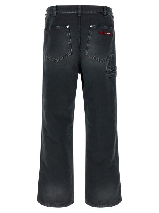  마르니 치노 팬츠 카고 팬츠 블랙 - MARNI