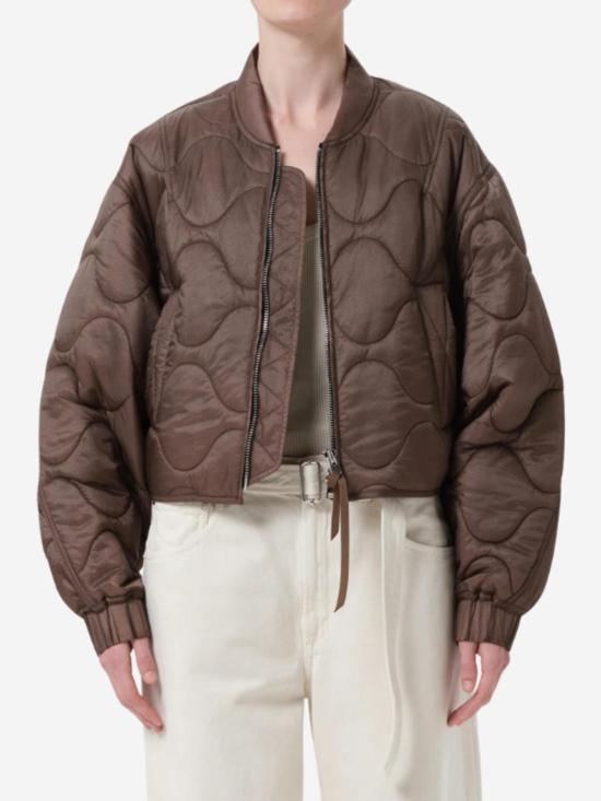  에이골디 봄버 자켓 아골드 아이오나 퀼팅 재킷 - AGOLDE