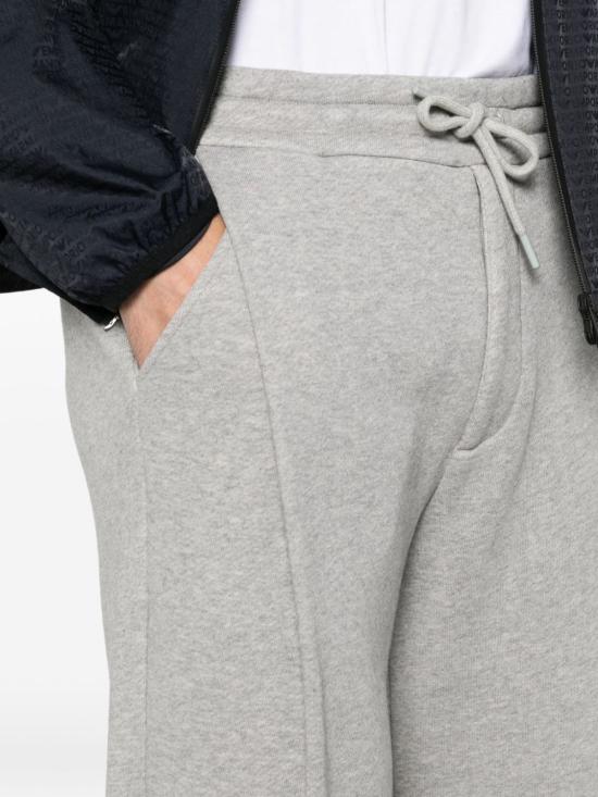  엠포리오 아르마니 트레이닝/조거 팬츠 코튼 스웨트팬츠 그레이 - EMPORIO ARMANI