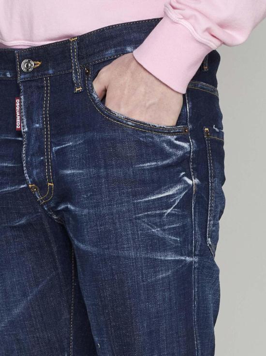  [키즈] 디스퀘어드2 진 Dsquared2 스케이터 진 블루 - DSQUARED2