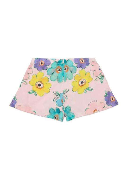  [키즈] 마르니 쇼츠/버뮤다 키즈 마니 플라워 버뮤다 반바지 멀티컬러 - MARNI