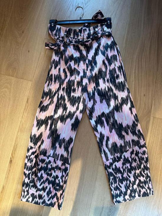  마리아 셰르 스트레이트 팬츠 다비르 팬츠 믹스 1 핑크/블랙