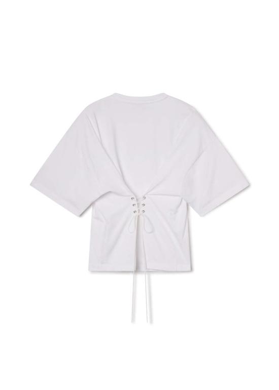  에이골디 반팔 티셔츠 아골드 엘러리 티 화이트 - AGOLDE