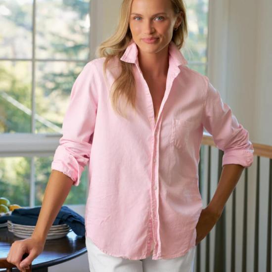  프랭크 앤 에일린 셔츠 프랭크 & 아일린 아일린 릴렉스드 버튼업 셔츠 페탈