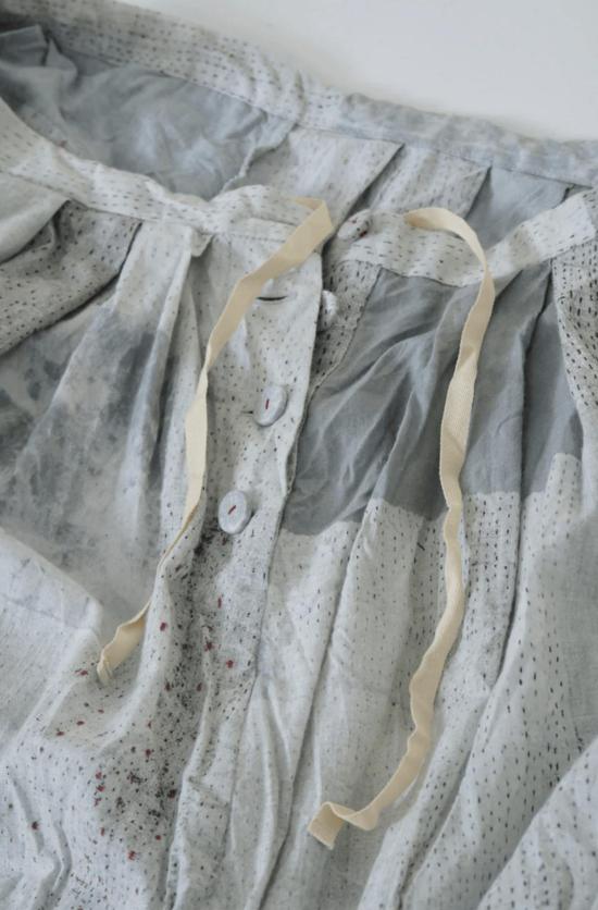  파드칼레 롱 스커트 Pas De Calais 쓰기하기 프린트 스커트 - PAS DE CALAIS