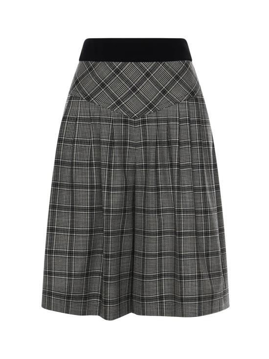  발렌티노 가라바니 숏팬츠 체크 울 버뮤다 쇼츠 그레이