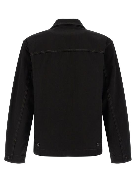  르메르 데님 자켓 박스형 재킷 블랙 - LEMAIRE