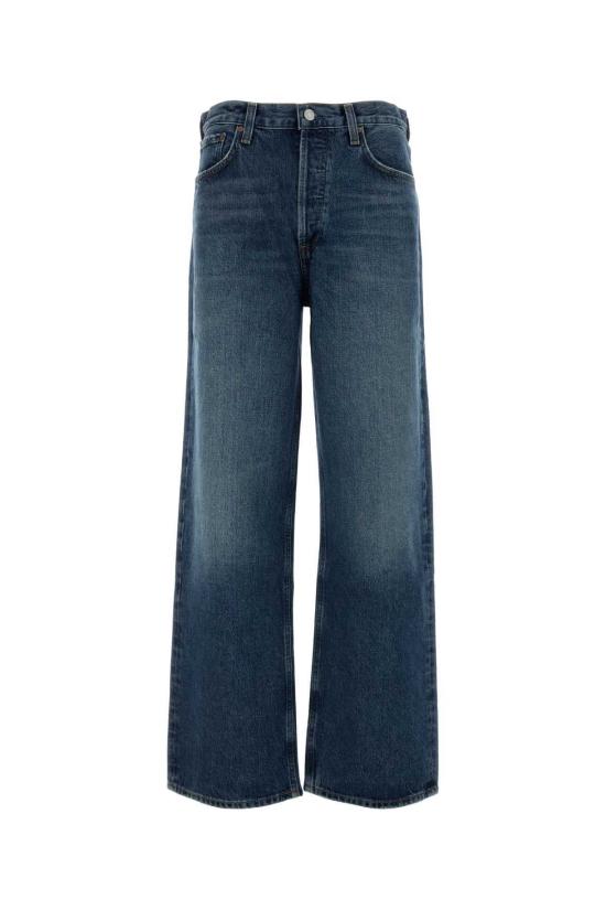  에이골디 데님 팬츠 아골드 데님 와이드 레그 진