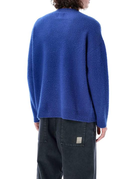  엠포리오 아르마니 스웨터 로고  블루 - EMPORIO ARMANI