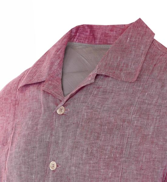  브루넬로 쿠치넬리 긴팔 셔츠 체리 셔츠 레드 - BRUNELLO CUCINELLI