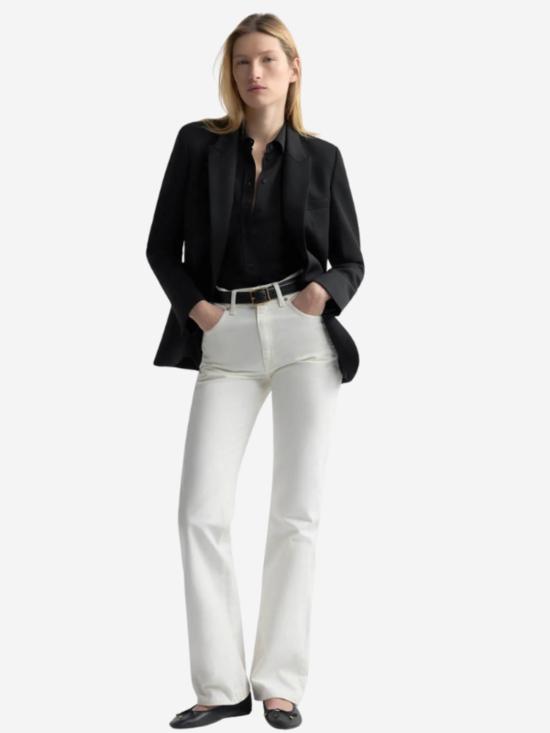  닐리로탄 데님 팬츠 조안 진 진 크림 - NILI LOTAN