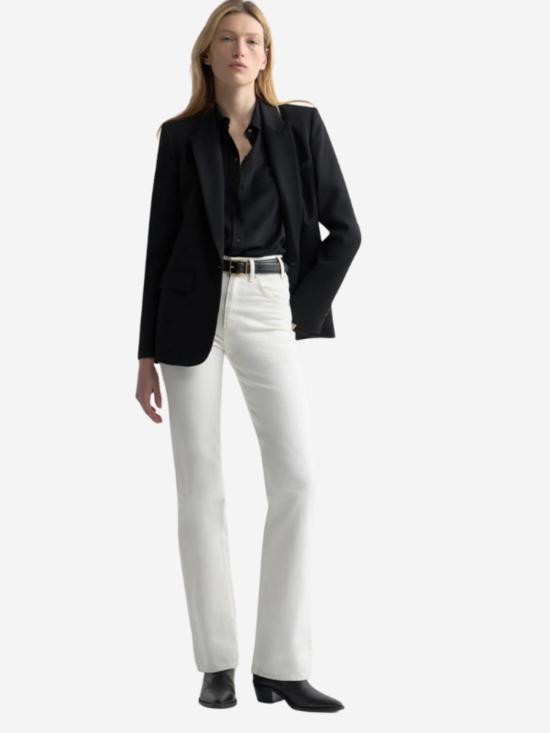  닐리로탄 데님 팬츠 조안 진 진 크림 - NILI LOTAN