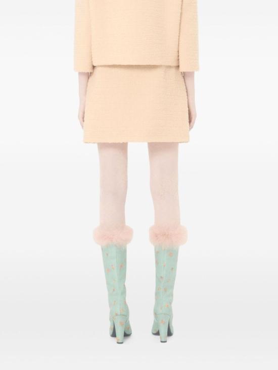  발렌티노 가라바니 스커트 Valentino Vlogo 시그니처 울  베이지 - VALENTINO GARAVANI