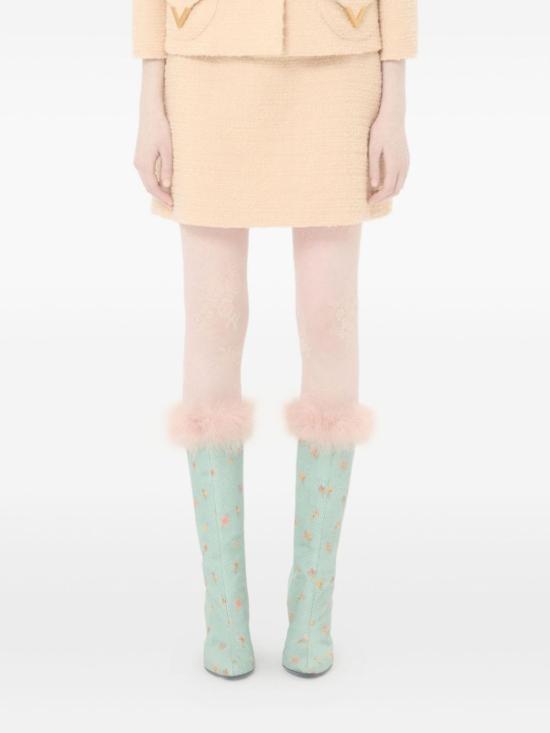  발렌티노 가라바니 스커트 Valentino Vlogo 시그니처 울  베이지 - VALENTINO GARAVANI