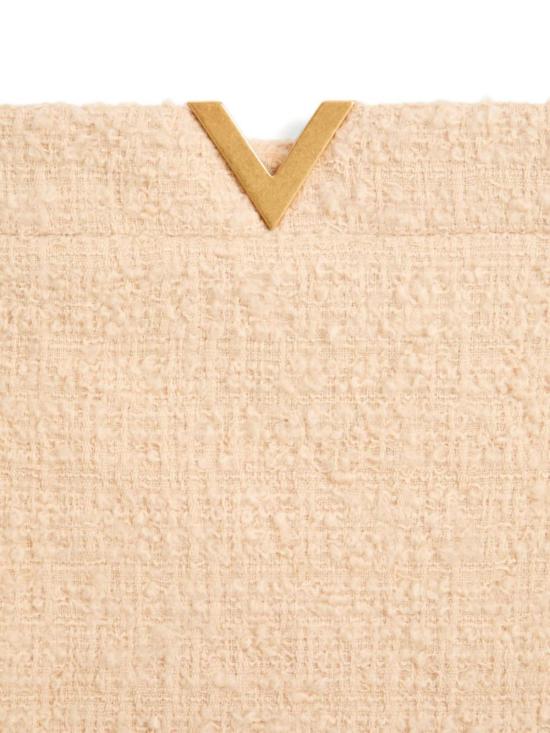  발렌티노 가라바니 스커트 Valentino Vlogo 시그니처 울  베이지 - VALENTINO GARAVANI