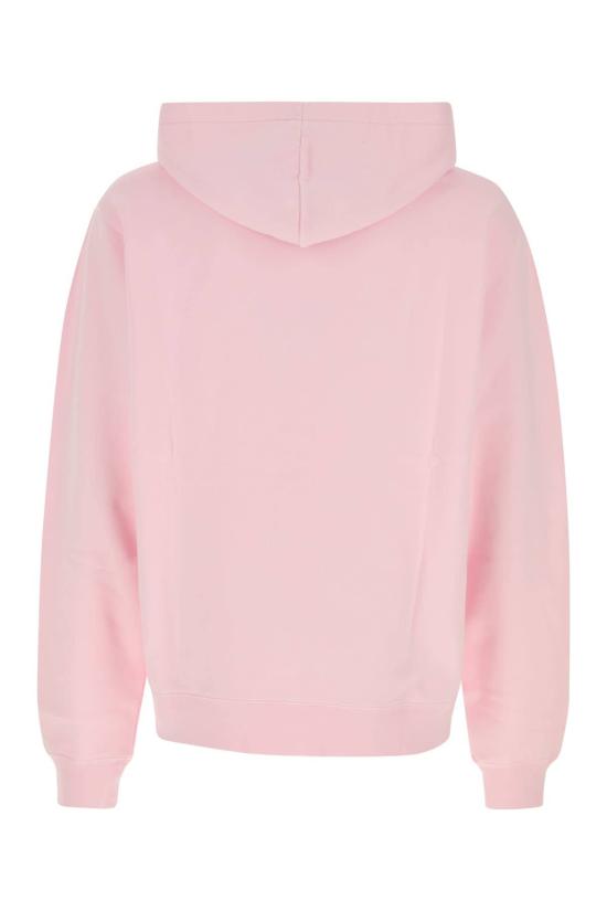  자크뮈스 긴팔 티셔츠 르 후디 그로스 그레인 후디 핑크 - JACQUEMUS