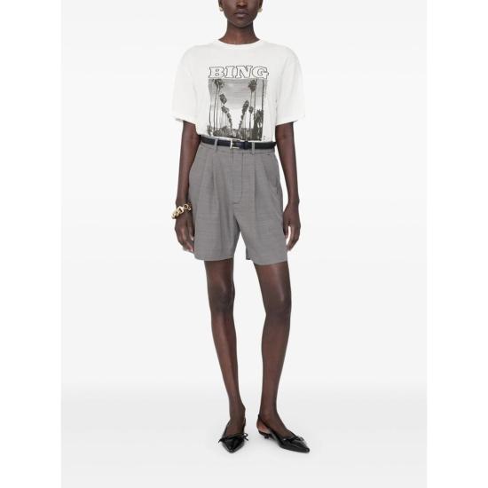  애니빙 반팔 티셔츠 아니네 빙 티셔츠 화이트 - ANINE BING