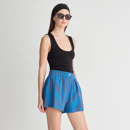  어피스 어파트 숏팬츠 Apiece Apart Mar Short Shorts Blue Pond