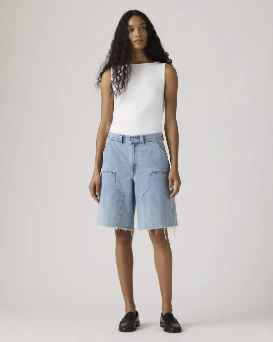  리바이스 데님 숏팬츠 배기 대디 유틸리티 반바지, 그다지 비밀이 아니다 - LEVI'S