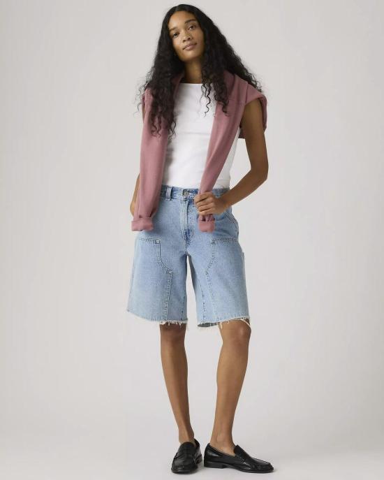  리바이스 데님 숏팬츠 배기 대디 유틸리티 반바지, 그다지 비밀이 아니다 - LEVI'S