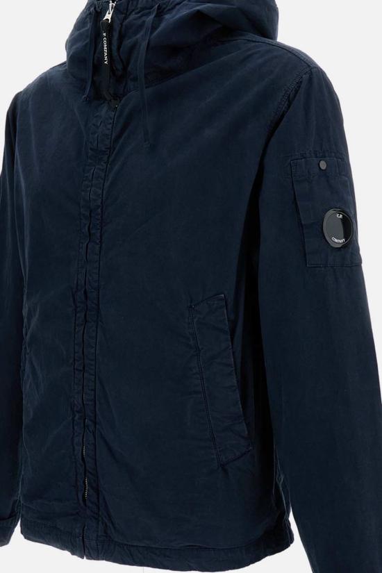  씨피 컴퍼니 자켓 C.P. 컴퍼니 마이크로 렙스 후드 렌즈 재킷 (블루) - C.P. COMPANY