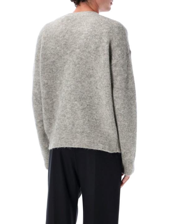  아미 스웨터 알렉상드르 마티우시  파리 알파카 블렌드 크루넥  그레이 - AMI