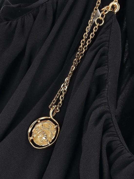  끌로에 롱 원피스 실크 맥시 드레스 블랙 - CHLOE