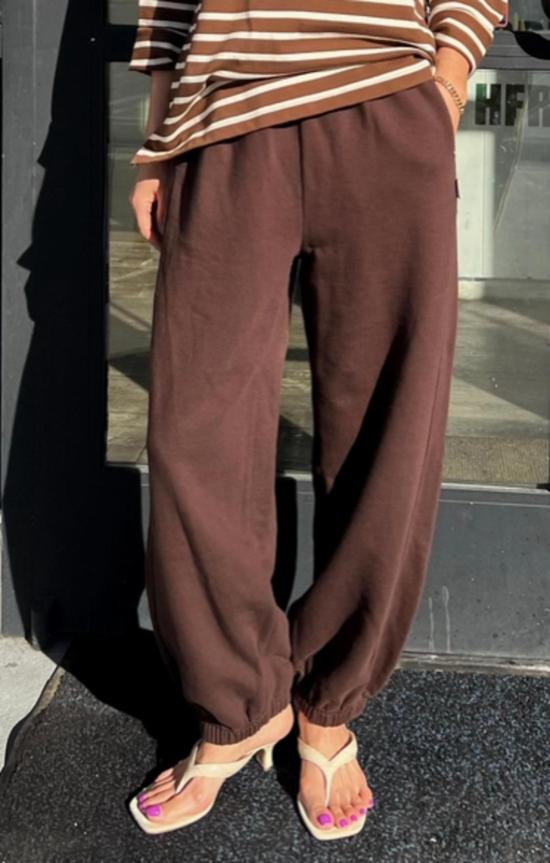  르 본 숍 트레이닝/조거 팬츠 Le Bon Shoppe 프렌치 테리 벌룬 - Le Bon Shoppe