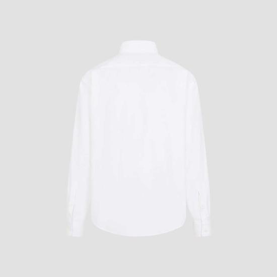  발렌시아가 긴팔 셔츠 라지핏  화이트 - BALENCIAGA