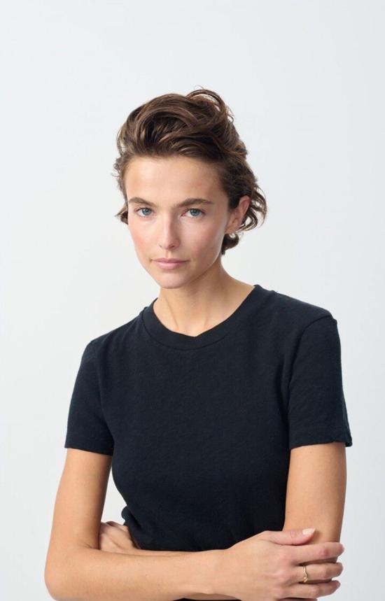  아메리칸 빈티지 반팔 티셔츠 소노마 크루 티셔츠 느와르