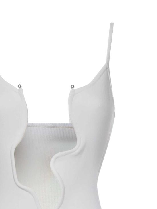  크리스토퍼에스버 롱 원피스 크리스토퍼 에스버 살라시아 와이어 선레이 드레스 화이트 - CHRISTOPHER ESBER