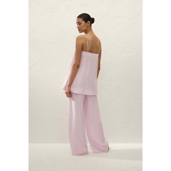  페이스풀더브랜드 스트레이트 팬츠 페이스풀 더 브랜드 젠슨 팬츠 페일 핑크 - FAITHFULL THE BRAND