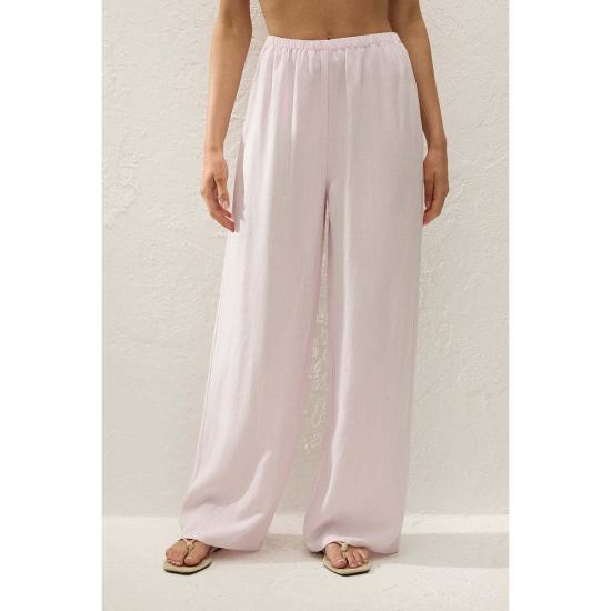  페이스풀더브랜드 스트레이트 팬츠 페이스풀 더 브랜드 젠슨 팬츠 페일 핑크 - FAITHFULL THE BRAND