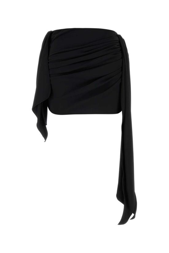 25FW 디 아티코 숏 스커트 251WCR00142ACC002AA 100 Black