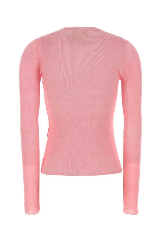  케이트 반팔 티셔츠 카이트 실크 티셔츠 로즈워터 - KHAITE