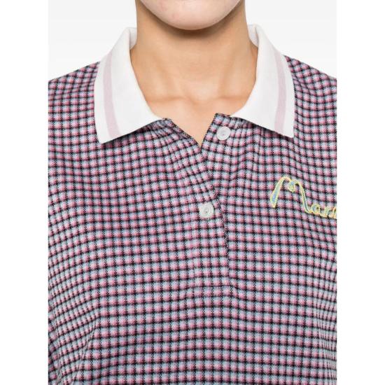  마르니 반팔 티셔츠 폴로 셔츠 핑크/블랙 - MARNI