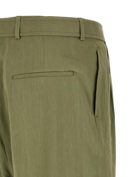 26SS 드리스 반 노튼 스트레이트 팬츠 2610209523237602 Green - DRIES VAN NOTEN