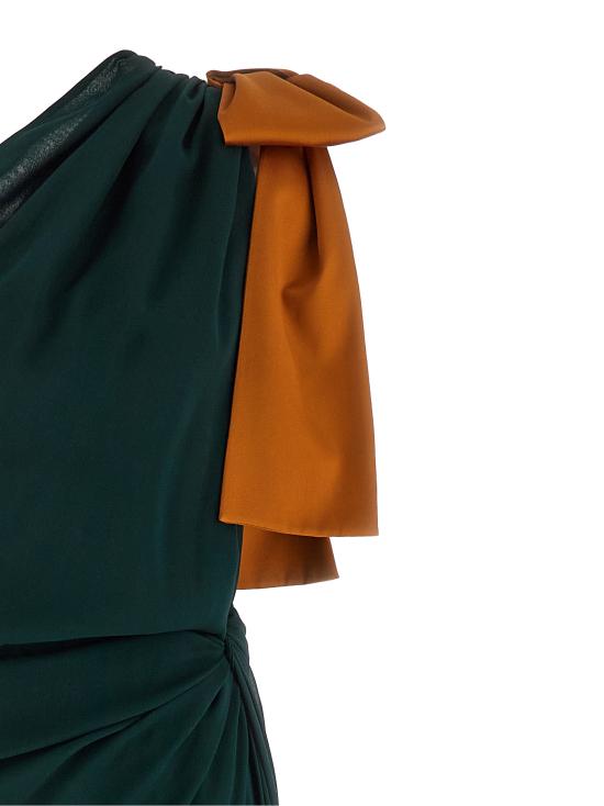 26SS 생로랑 롱 원피스 854976Y115W3111 Green - SAINT LAURENT