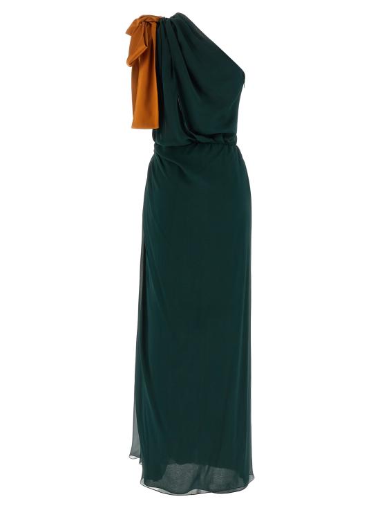 26SS 생로랑 롱 원피스 854976Y115W3111 Green - SAINT LAURENT