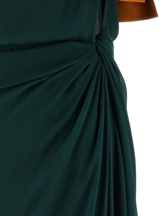 26SS 생로랑 롱 원피스 854976Y115W3111 Green - SAINT LAURENT