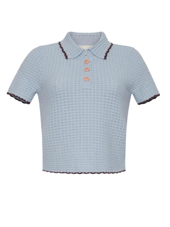  카라 카라 반팔 티셔츠 멜로디 폴로 탑