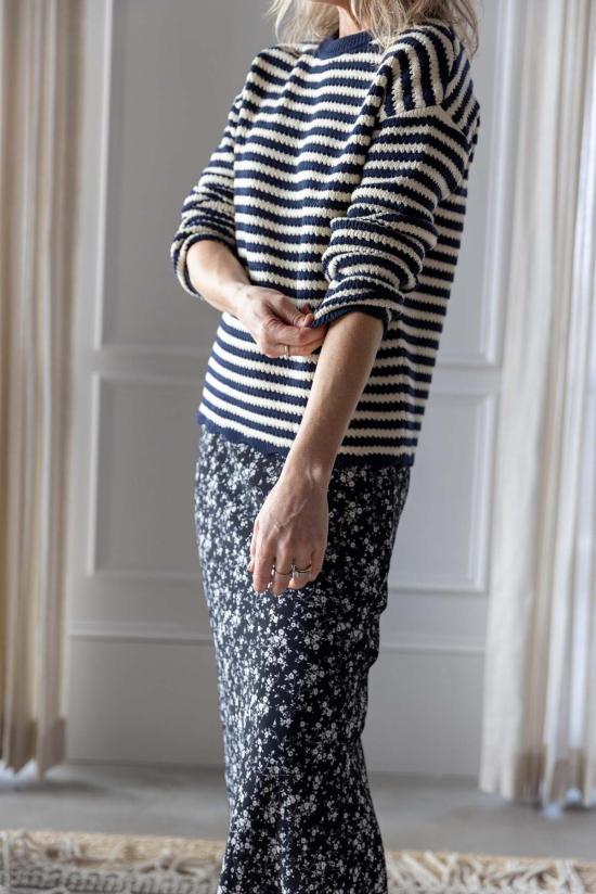  차오 루시아 스웨터 Ciao Lucia Febo 풀오버  네이비 스트라이프 - CIAO LUCIA